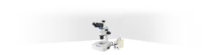 Estereomicroscopio Sunny Optical Technology SZX12 sobre fondo blanco