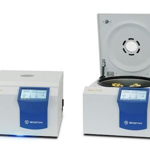 csm sigma 3 16T tabletop centrifuge closed open 9f5f9bfe97 Centrífuga de sobremesa no refrigerada Sigma 3-16T vista cerrada y abierta