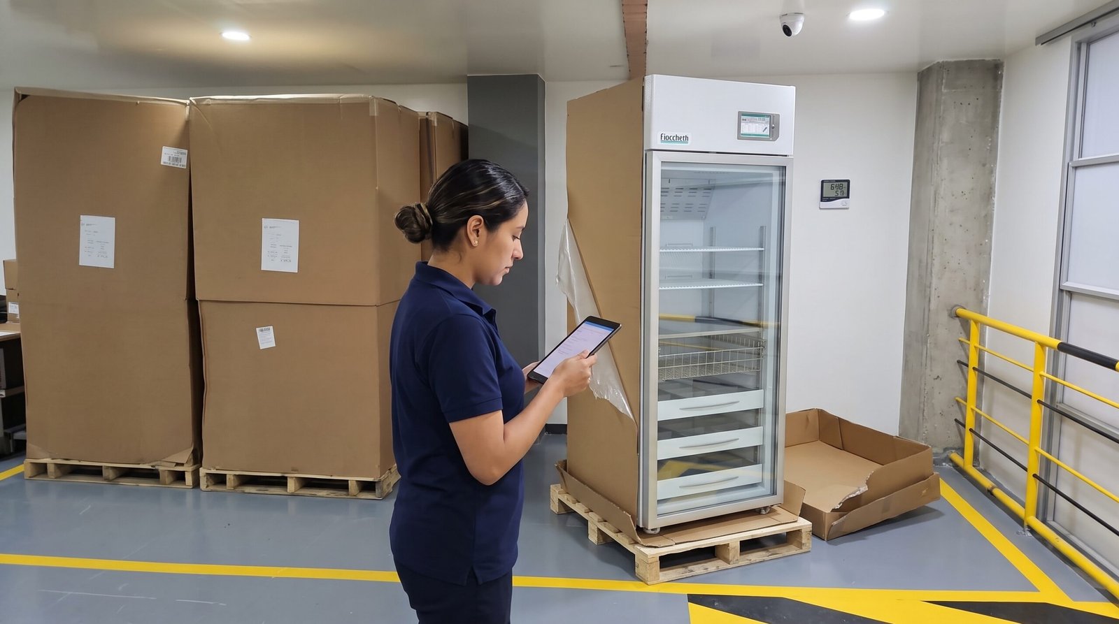 Control de calidad de un equipo en la bodega de Micromédica