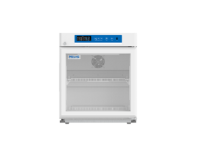Refrigerador de vacunas Meling YC-55L con puerta de vidrio doble panel, vista frontal