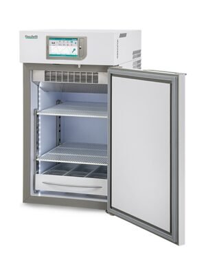 Banco de plasma -20°C Fiocchetti PLASMA-FREEZER 140 con la puerta abierta