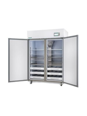 Banco de plasma -20°C Fiocchetti PLASMA-FREEZER 1500 con las puertas abiertas