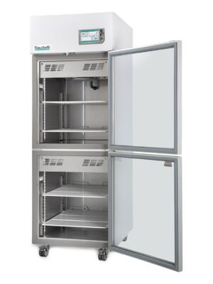 Banco de sangre y plasma Fiocchetti PLASMA-VISION 2T 700 con las puertas abiertas