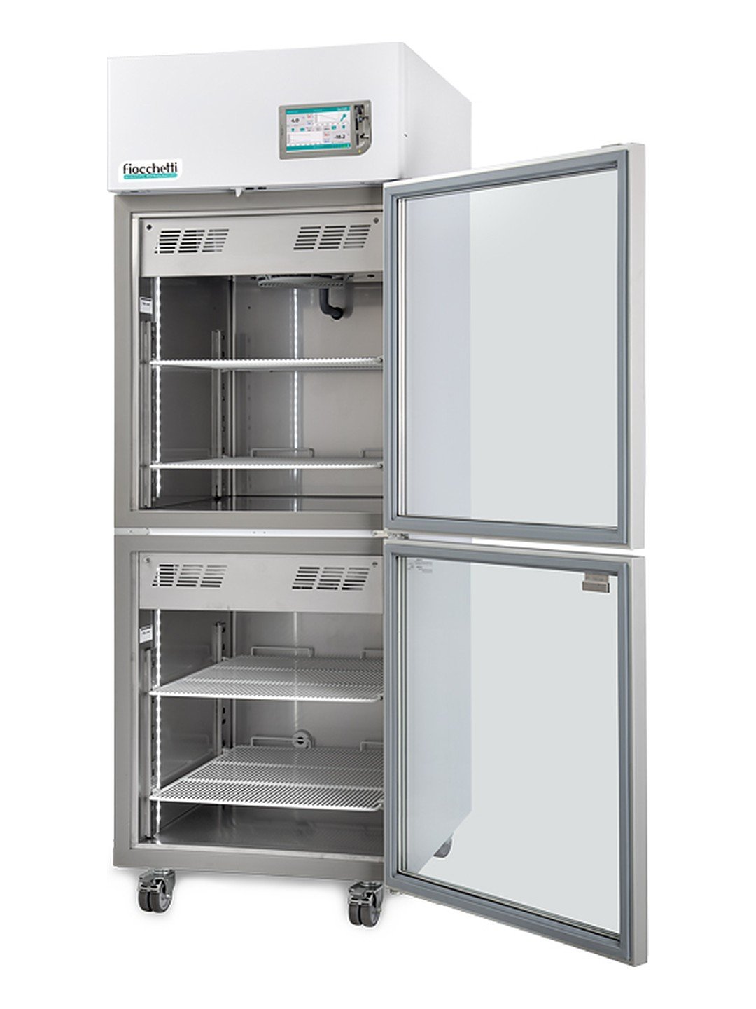Banco de sangre y plasma Fiocchetti PLASMA-VISION 2T 700 con las puertas abiertas