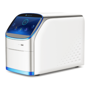 Sistema de PCR en tiempo real Bioer QuantGene 9600 sobre fondo blanco
