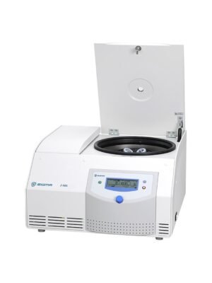 Centrífuga refrigerada Sigma 2-16KL con la tapa abierta