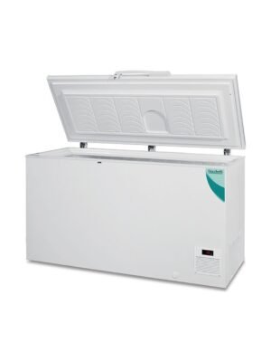 Congelador horizontal -60°C Fiocchetti SUPERPOLO PLUS 220 con la tapa abierta