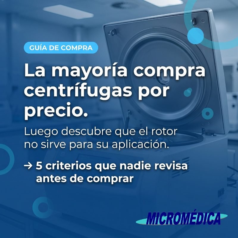 Carrusel de LinkedIn con la guía de compra de centrífugas