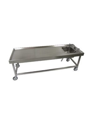 Mesa de autopsia fija Fiocchetti Mod. A visto de frente