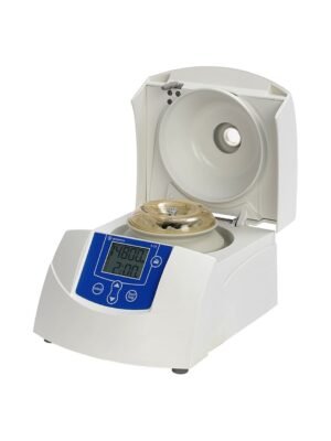 Microcentrífuga Sigma 1-14 con la tapa abierta