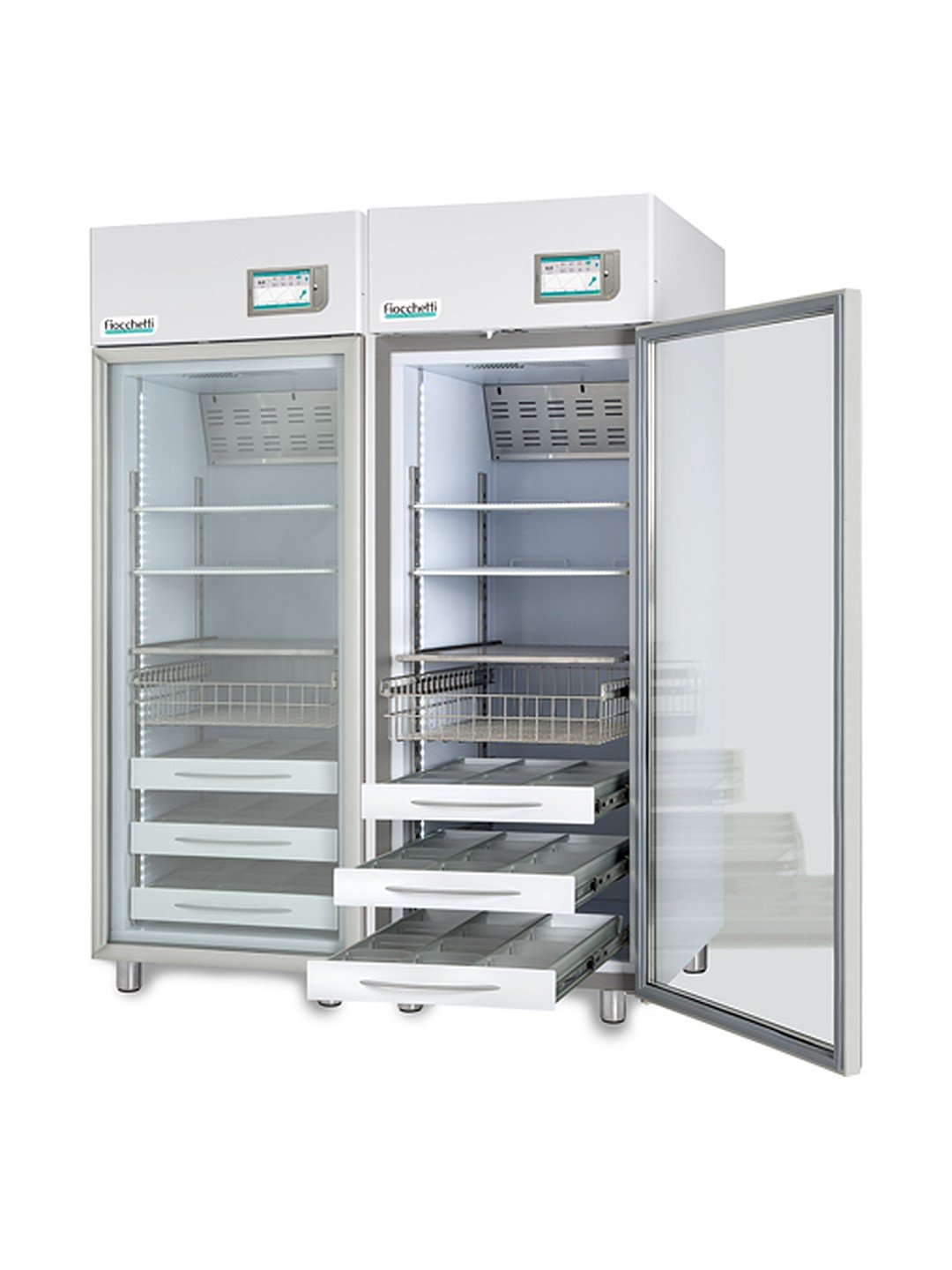 Refrigerador de doble temperatura Fiocchetti MEDIKA 2T 1500 con cajones extraíbles