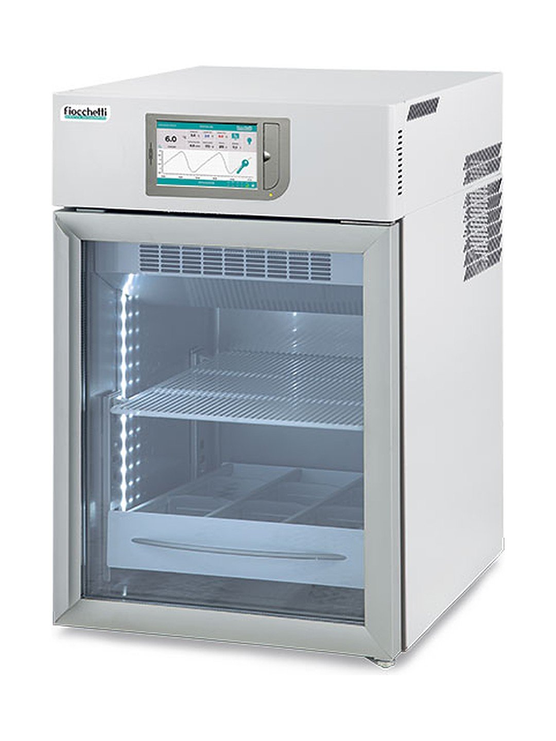 Refrigerador de farmacia Fiocchetti MEDIKA 100 con puerta de vidrio