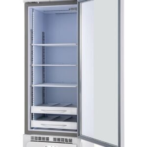 Refrigerador de farmacia Fiocchetti MEDIKA 500 con la puerta abierta Refrigerador de farmacia Fiocchetti MEDIKA 500 con la puerta abierta