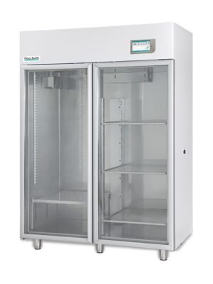 Refrigerador para cromatografía +5°C Fiocchetti CROMATOGRAFIA 1500 con dos puertas de vidrio