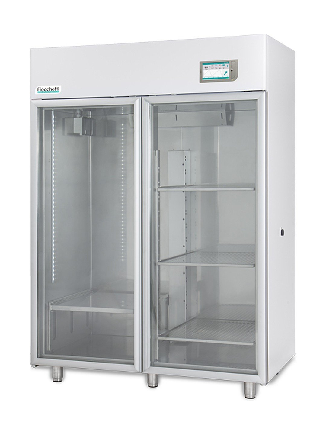 Refrigerador para cromatografía +5°C Fiocchetti CROMATOGRAFIA 1500 con dos puertas de vidrio