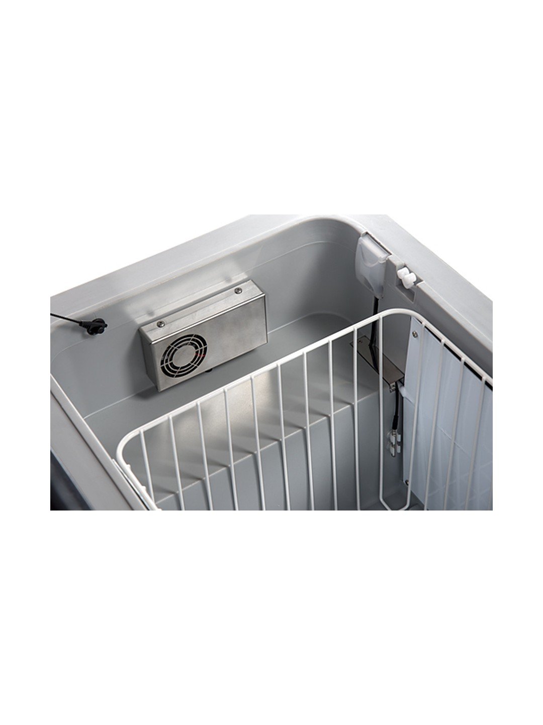 Refrigerador portátil +30/-20 °C Fiocchetti C65T, detalle del panel