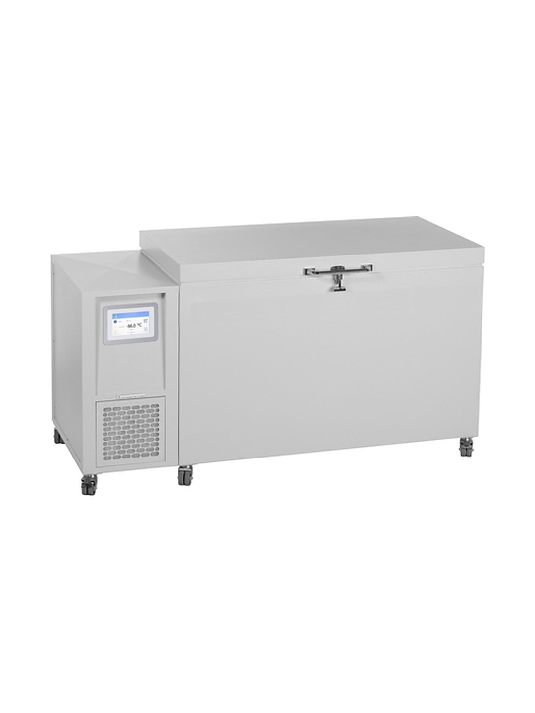 Ultracongelador horizontal de laboratorio -86°C Fiocchetti ULTRAFREEZER 570 visto de frente