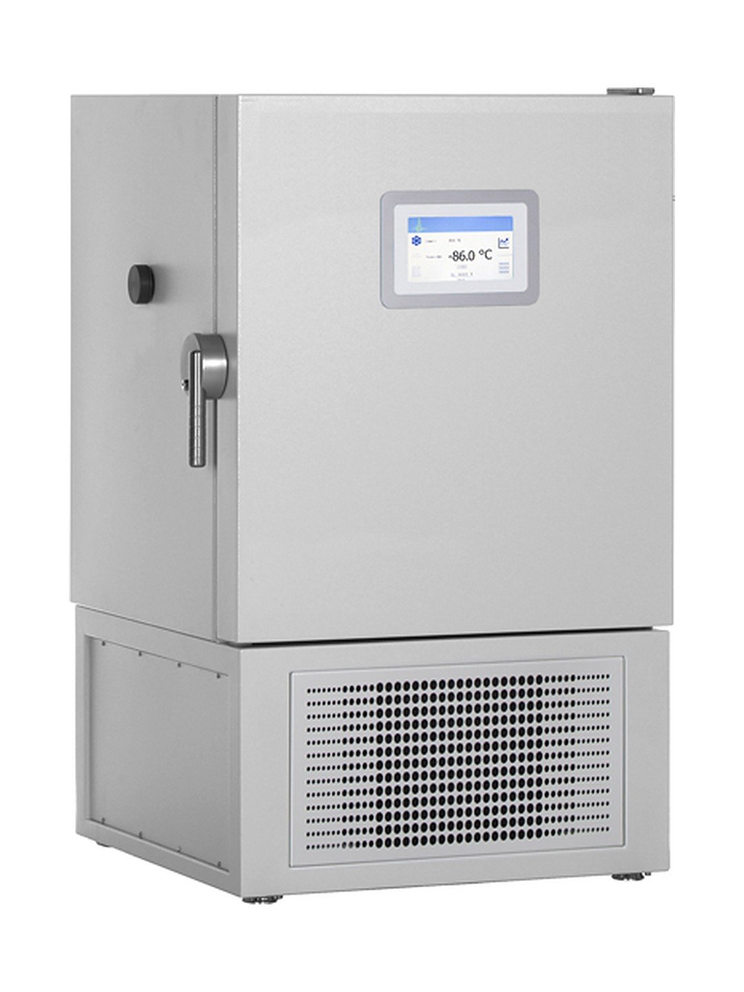 Ultracongelador de laboratorio -86°C Fiocchetti ULTRAFREEZER 120 visto de frente