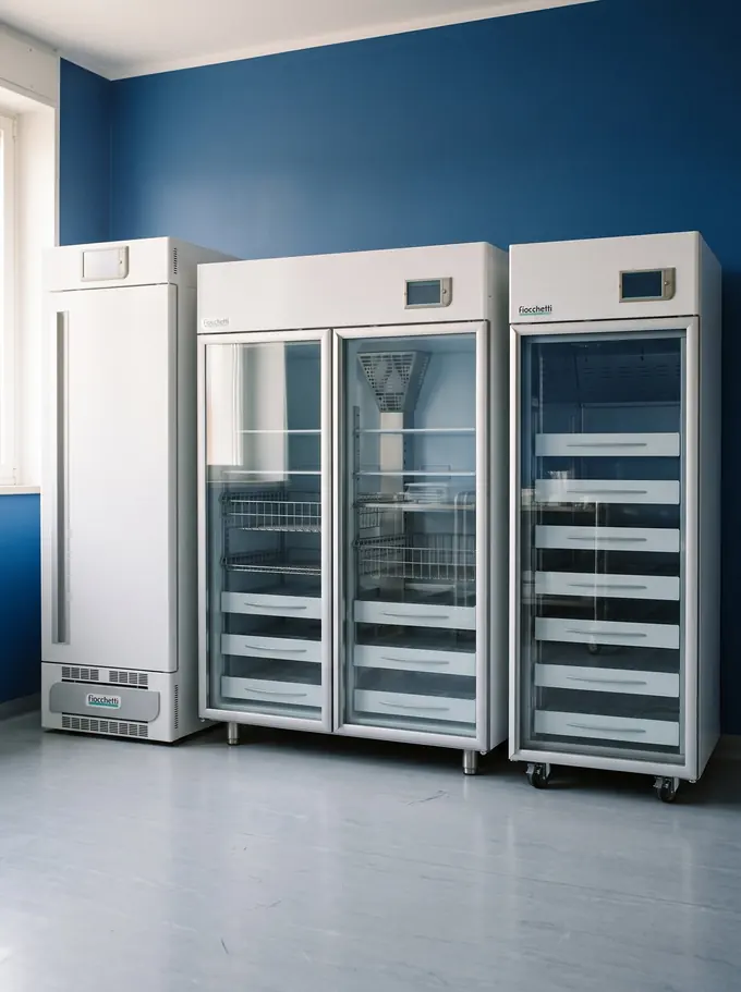 Línea de refrigeración Fiocchetti en una farmacia hospitalaria