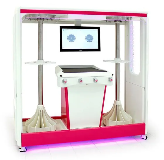 Sistema automatizado de filtración de leucocitos LMB FILTRAmatic con pantalla táctil